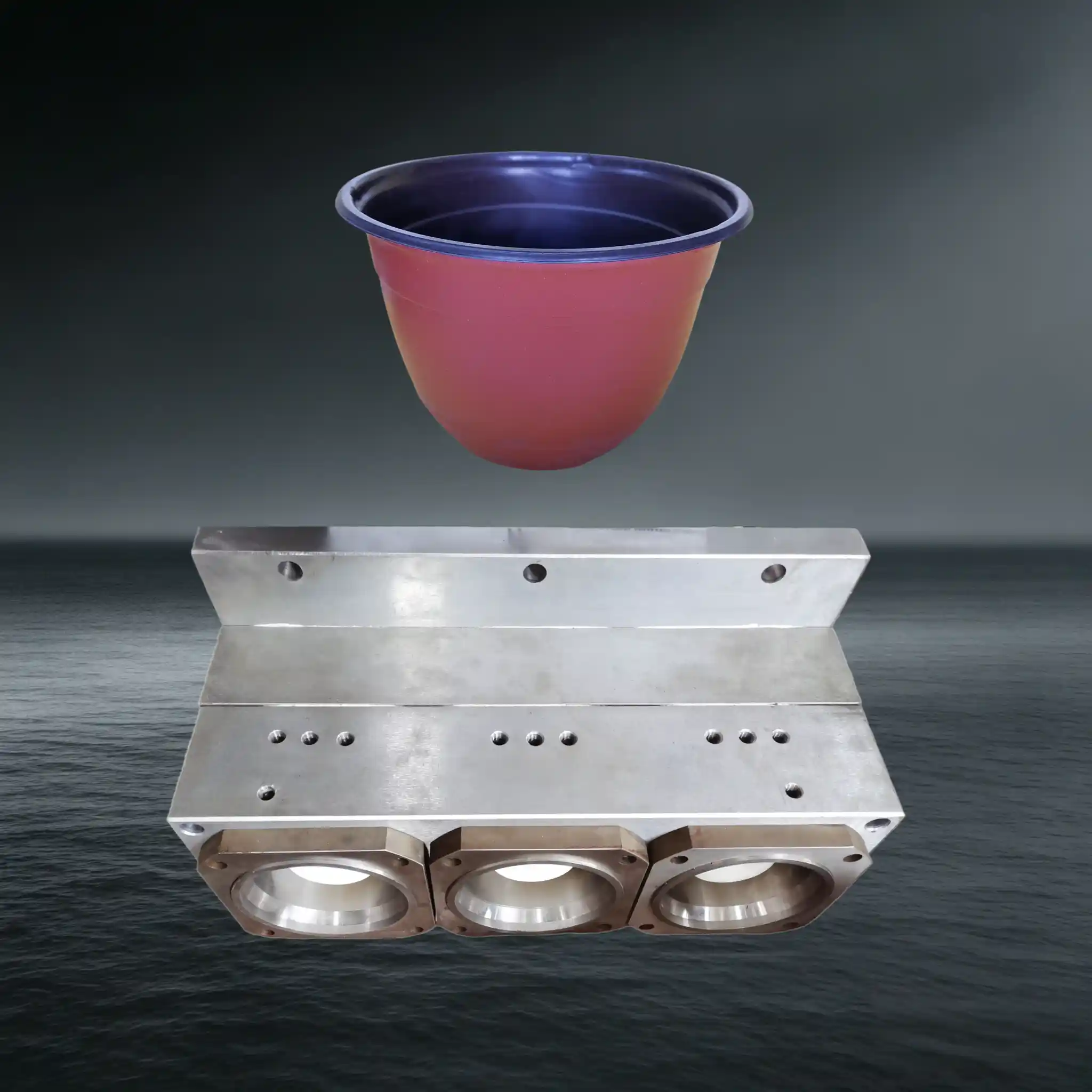 Flowerpot thermoforming mould